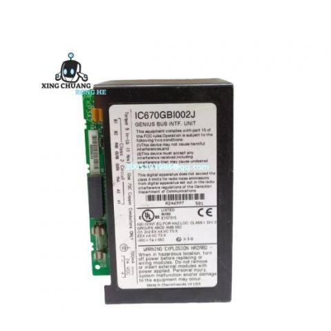 GE IC670GBI002 Bus Interface Unit for Field I/O Control