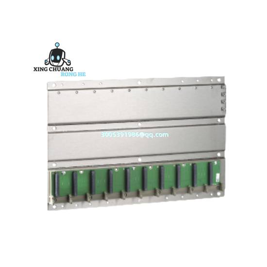schneider_140xbp01000.jpg Schneider 140XBP01000 Modicon Quantum PLC Rack Backplane